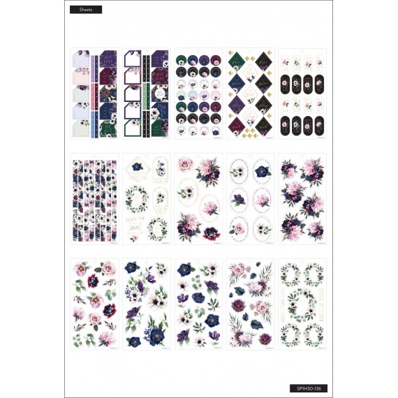 Beauty In Florals - Value Pack Stickers