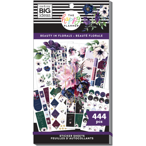 Beauty In Florals - Value Pack Stickers