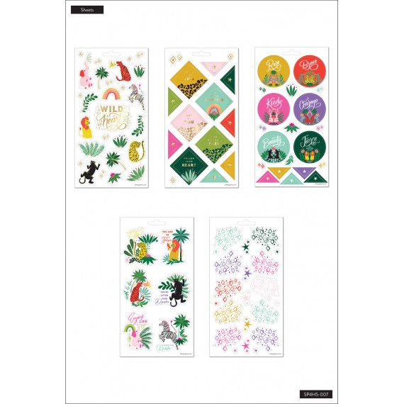 Jungle Vibes - 5 Sticker Sheets