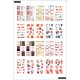 Flower Power - Mega Value Pack Stickers - 100 sheets