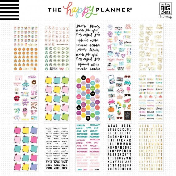 Dates & Holidays 2 - Value Pack Stickers - BIG - Happy Memory Keeping