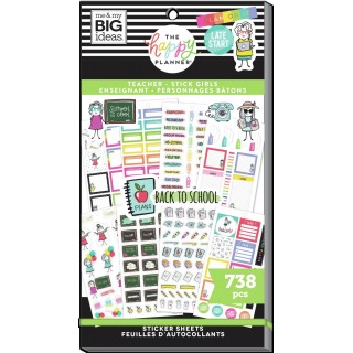 Stick Girl - Teacher Value Pack Stickers