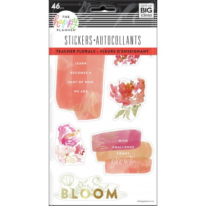 Watercolor Florals - 5 Sticker Sheets