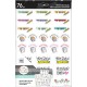 Stick Girl - Dry Erase Removable Decals