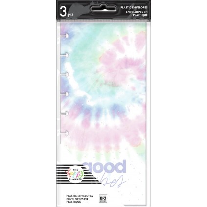 Pastel Tie-Dye - Snap In Envelopes - 3 Pack