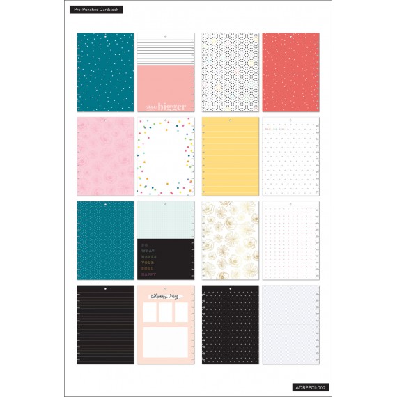 Bright - Big Pre Punched Cardstock Photo Pages