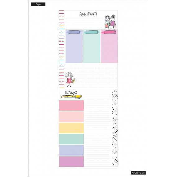 Stick Babe Plan It Out - Classic Fill Paper