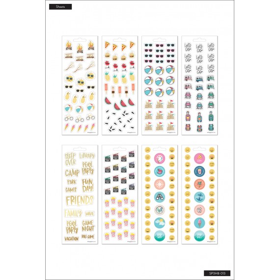 Happy Summer - Petite Sticker Sheets