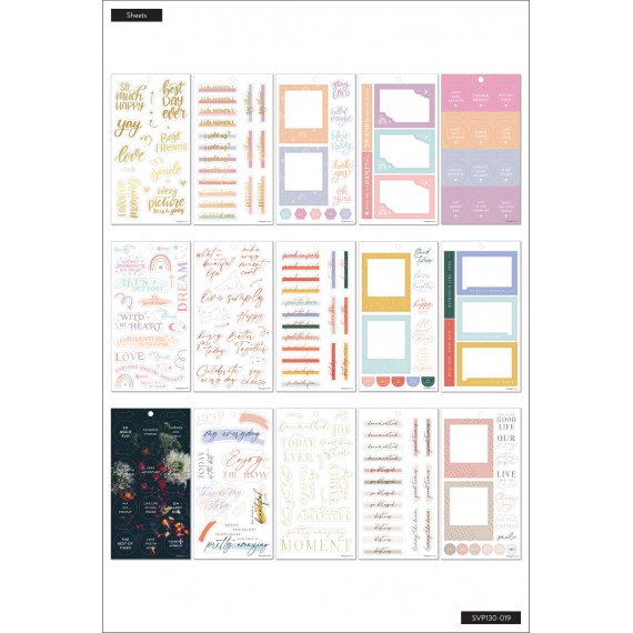 So Much Happy - Happy Memory Keeping - Value Pack Stickers