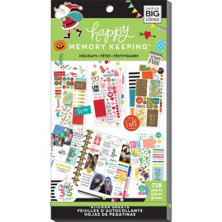 Holidays - BIG - Happy Memory Keeping - Value Pack Stickers