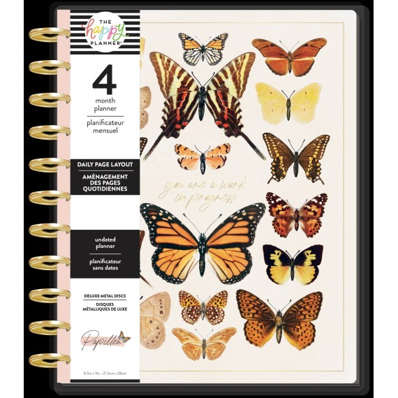 Papillon - BIG Happy Planner - Daily - 4 month