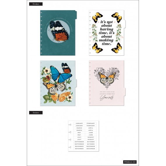 Papillon - BIG Happy Planner - Daily - 4 month