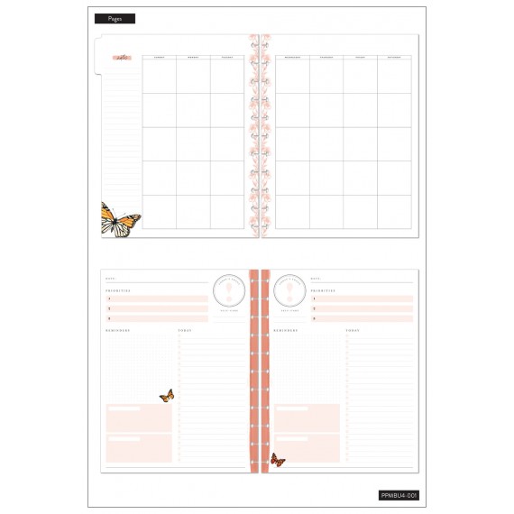 Papillon - BIG Happy Planner - Daily - 4 month