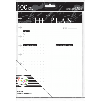 The Plan - Classic Block Pad