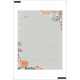 Notes Floral - Classic Block Pad