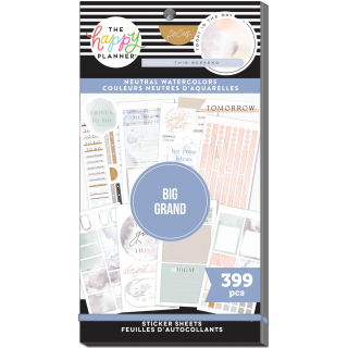 Neutral Watercolors BIG - Sticker Value Pack