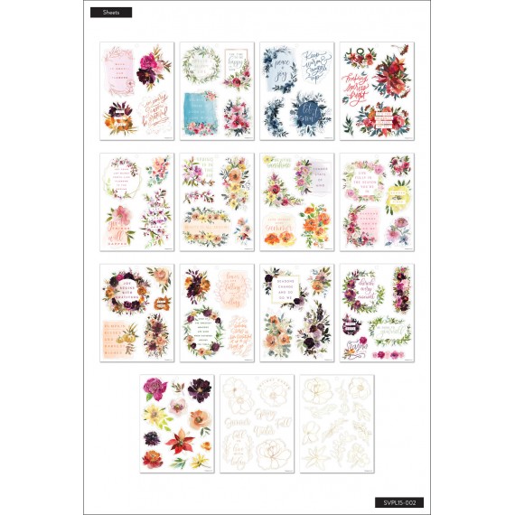 Seasonal Watercolor - Large Sticker Value Pack