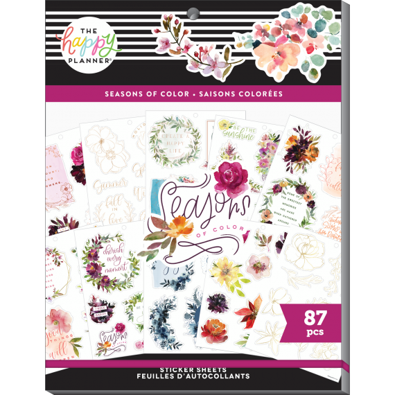 Seasonal Watercolor - Large Sticker Value Pack