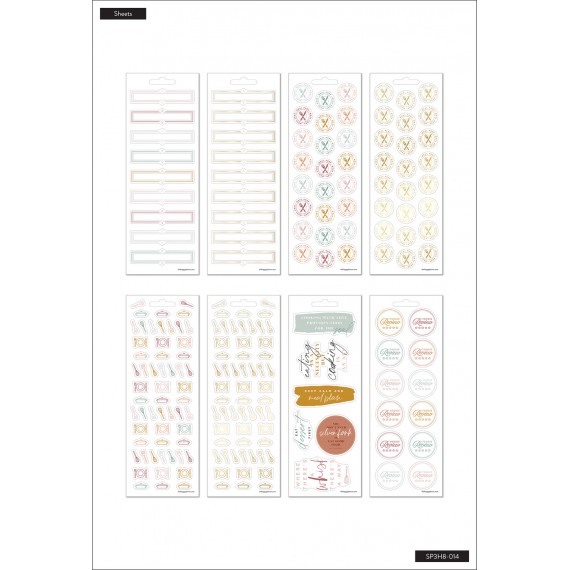 Foodie - 8 Sticker Sheets