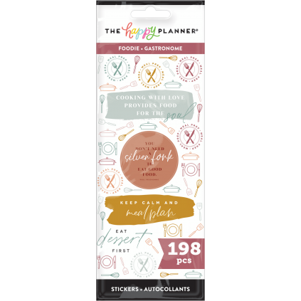 Foodie - 8 Sticker Sheets