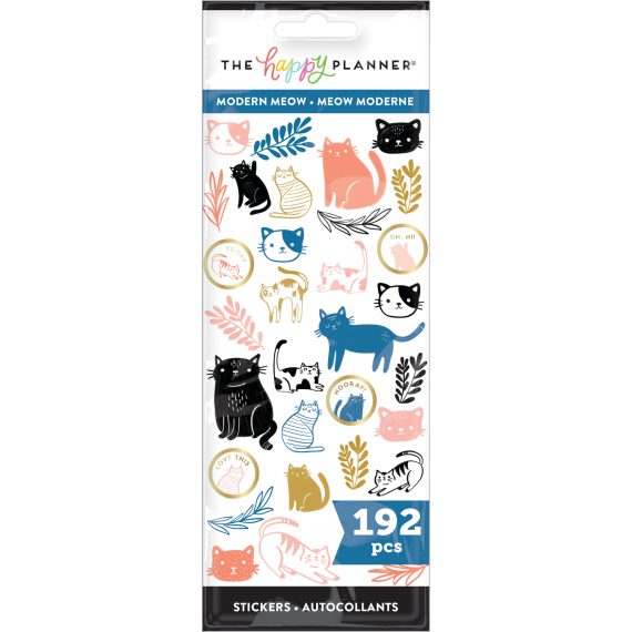 Modern Meow - 8 Sticker Sheets