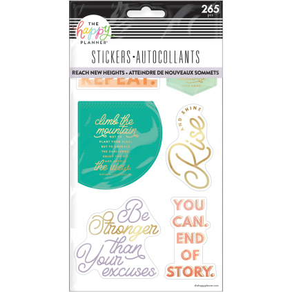 Reach New Heights - 5 Sticker Sheets