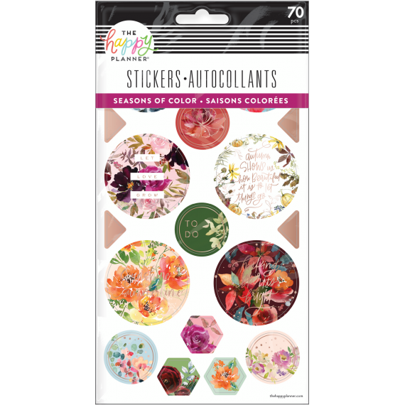 Seasonal Watercolor - 5 Sticker Sheets