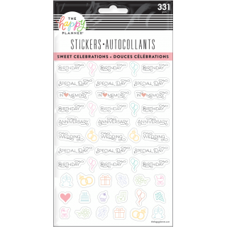 Sweet Celebrations - 5 Sticker Sheets