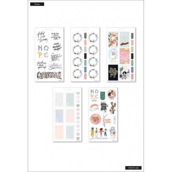 Spoonful of Faith - 5 Sticker Sheets