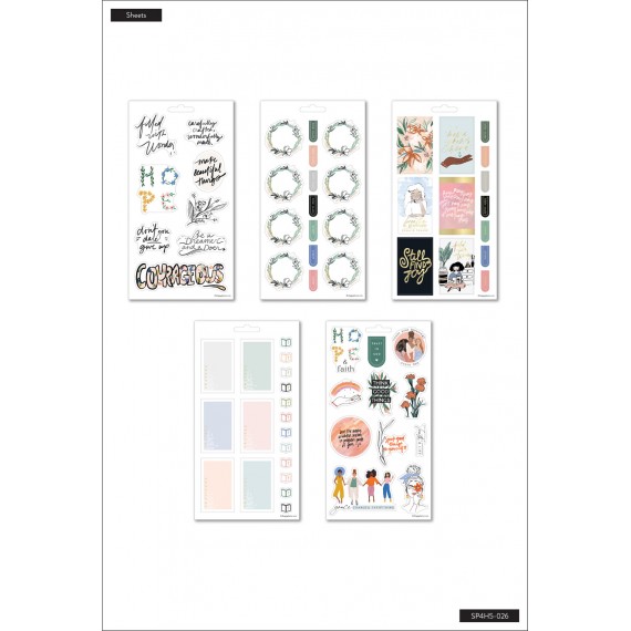 Spoonful of Faith - 5 Sticker Sheets