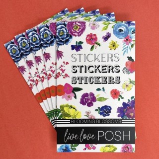 Blooming Blossoms Stickerbook - Live Love Posh