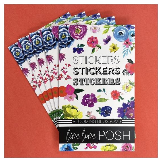 Blooming Blossoms Stickerbook - Live Love Posh