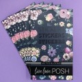 Muted Blooms Stickerbook - Live Love Posh