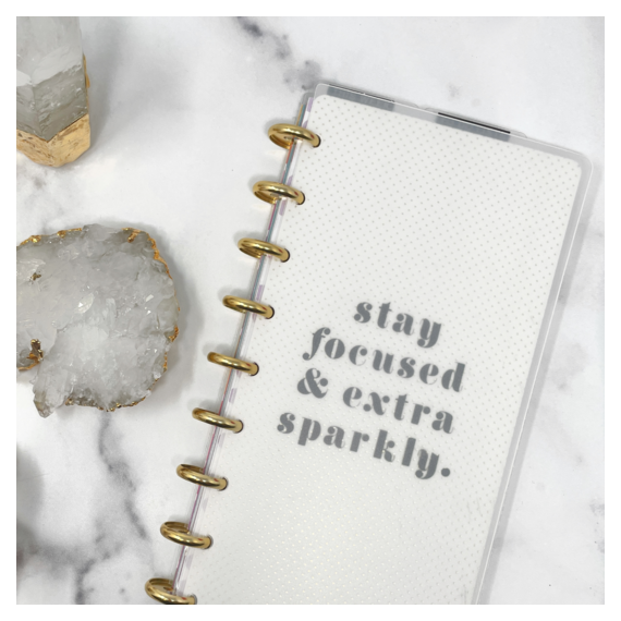 Frosted Planner Covers - Classic Half Sheet - Live Love Posh