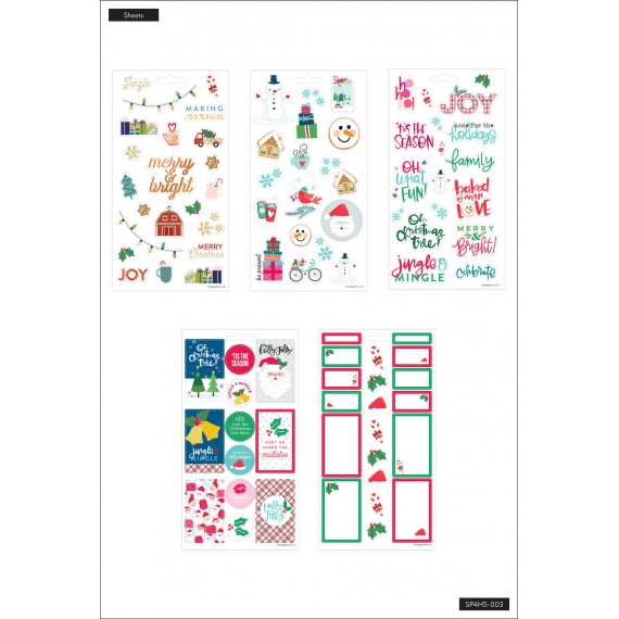 Christmas - 5 Sticker Sheets