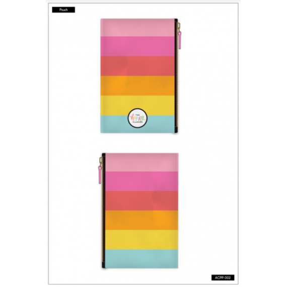 Rainbow Stripes - Classic Banded Pouch
