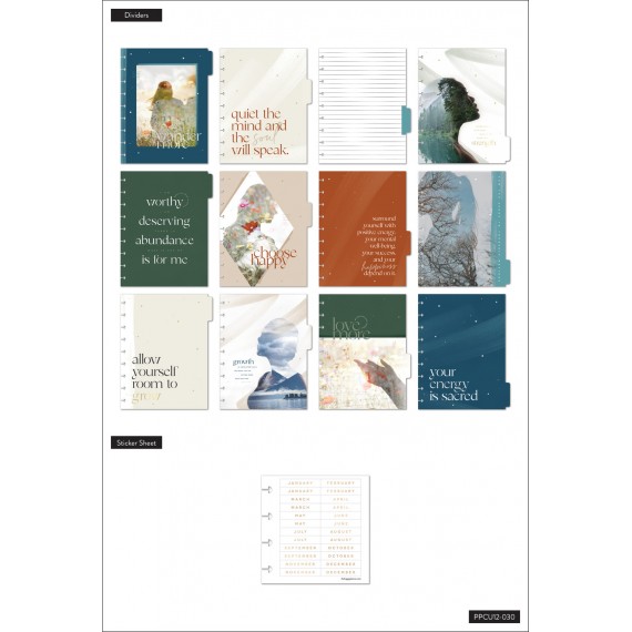 Feilvare - Let Your Heart Wander - Wellness - Classic - 12 month Udatert Happy Planner