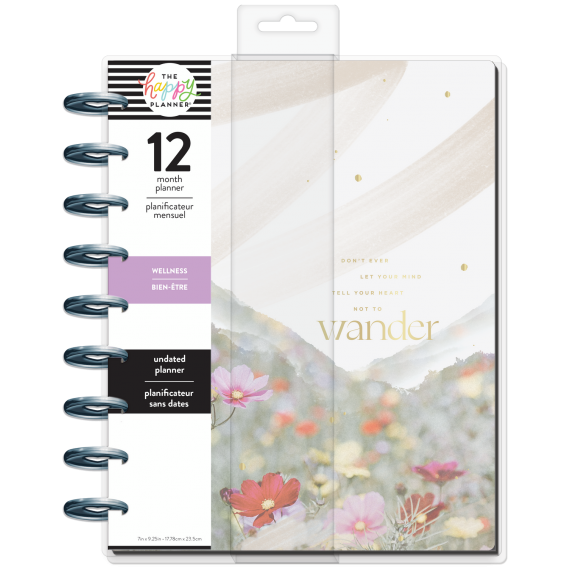Feilvare - Let Your Heart Wander - Wellness - Classic - 12 month Udatert Happy Planner