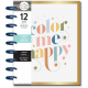 Bright Type - Horizontal - Classic - 12 month Udatert Happy Planner