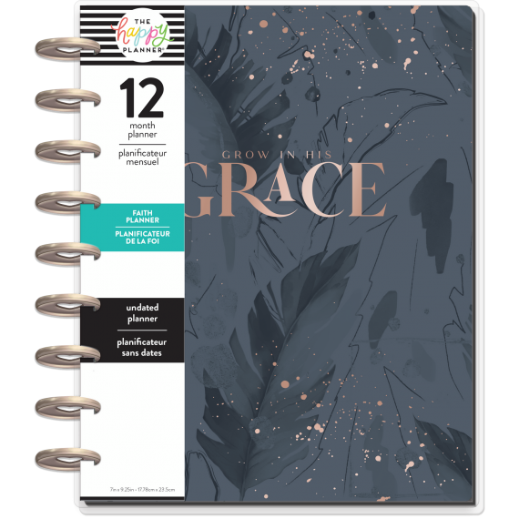 Peace Within - Faith - Classic - 12 month Udatert Happy Planner