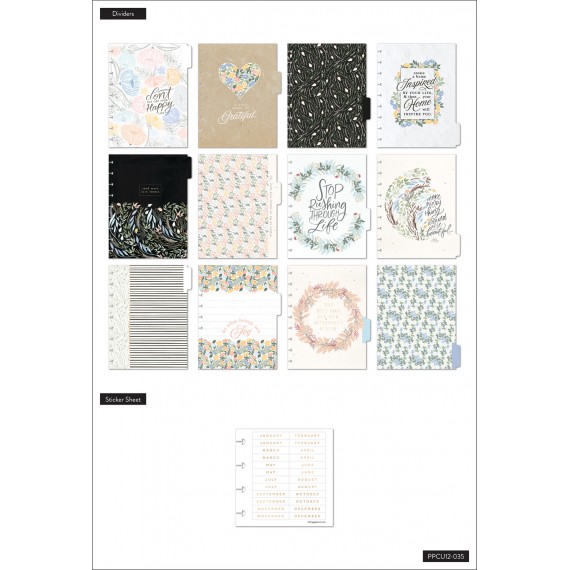 Homebody - Monthly - Classic - 12 month Udatert Happy Planner