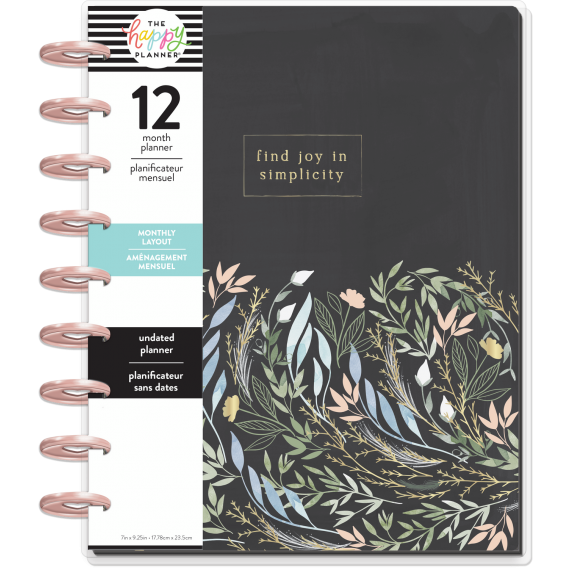 Homebody - Monthly - Classic - 12 month Udatert Happy Planner