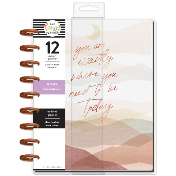 Where You Are - Recovery - Classic - 12 month Udatert Happy Planner