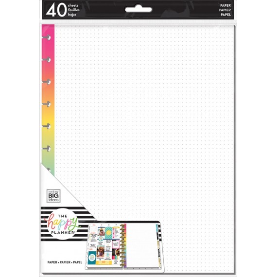 Rainbow - BIG Fill Paper - Dot Grid