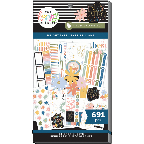 Bright Type - Classic Value Pack Sticker