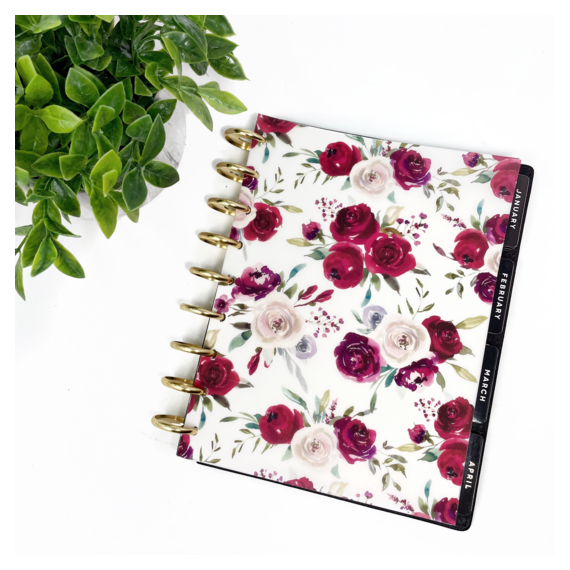 Crimson Blooms - Vellum Dashboard - Classic