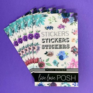 Posh Winter - Sticker Book - Live Love Posh