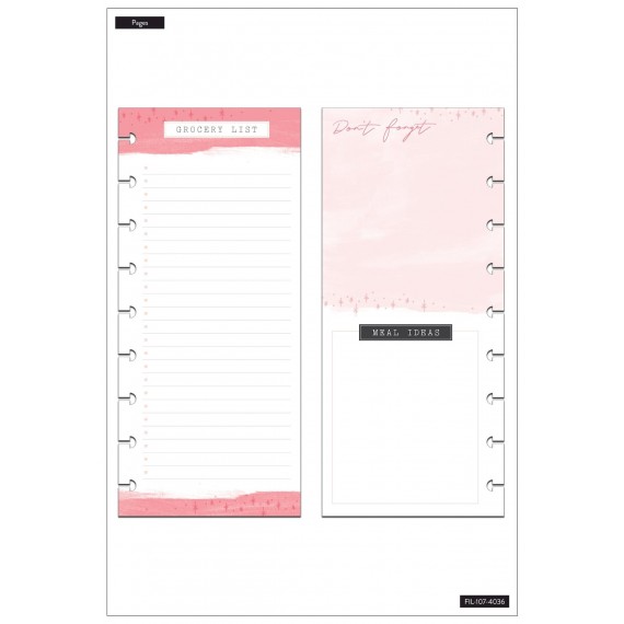 Recipe Filler Paper - Half Sheet - Classic