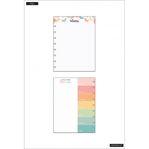 Everyday Colorful Notes - Classic Fill Paper