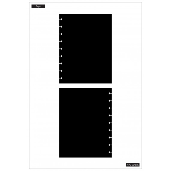 Black Pages - Classic Notebook